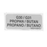 Комплект форсунок G30/29мбар для газовой плиты Bosch 00620129