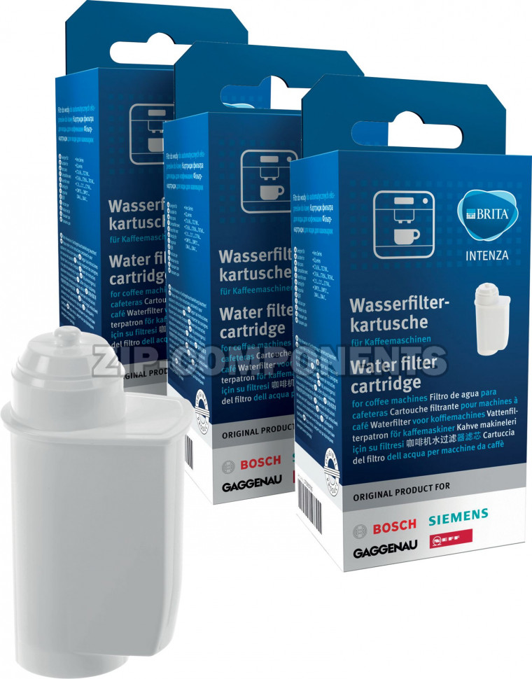 Фильтр для воды(набор из 3-х шт) для кофемашин Bosch 17000706
